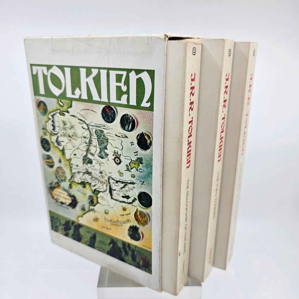 JRR Tolkien The Lord of the Rings Trilogy Vintage Paperback Box Set Ballantine